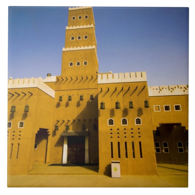 Saudi-Arabien, Riad, Moschee von Al Diriya Fliese (Vorderseite)