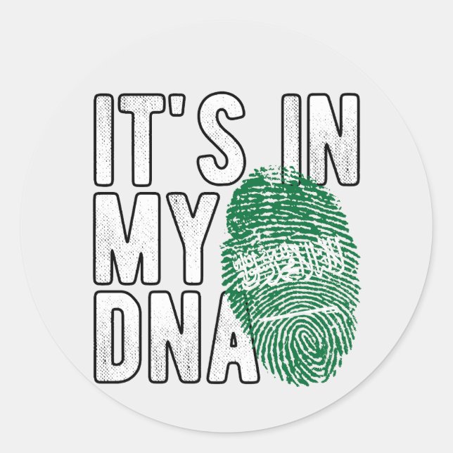 Saudi-Arabien-Schlüsselanhänger Runder Aufkleber (Vorderseite)