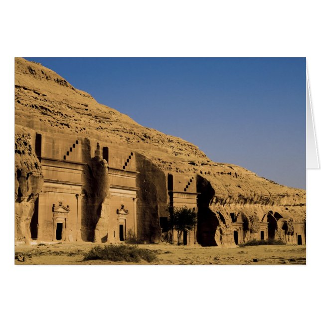 Saudi-Arabien, Standort Madain Saleh, antike 2 (Vorderseite (Horizontal))