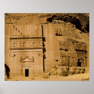 Saudi-Arabien, Standort Madain Saleh, uralt 3 Poster