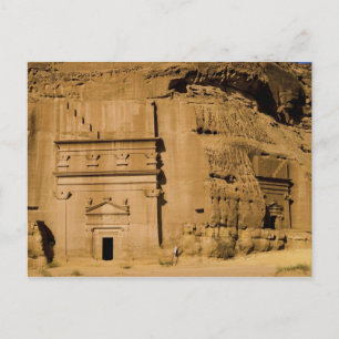 Saudi-Arabien, Standort Madain Saleh, uralt 3 Postkarte