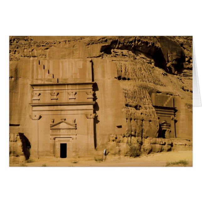 Saudi-Arabien, Standort von Madain Saleh, alte 3 (Vorderseite (Horizontal))