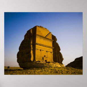 Saudi-Arabien, Standort von Madain Saleh, alte 4 Poster