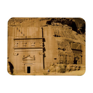 Saudi-Arabien, Standort von Madain Saleh, antik 3 Magnet
