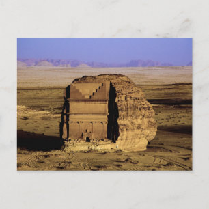 Saudi-Arabien, Standort von Madain Saleh, antik Postkarte