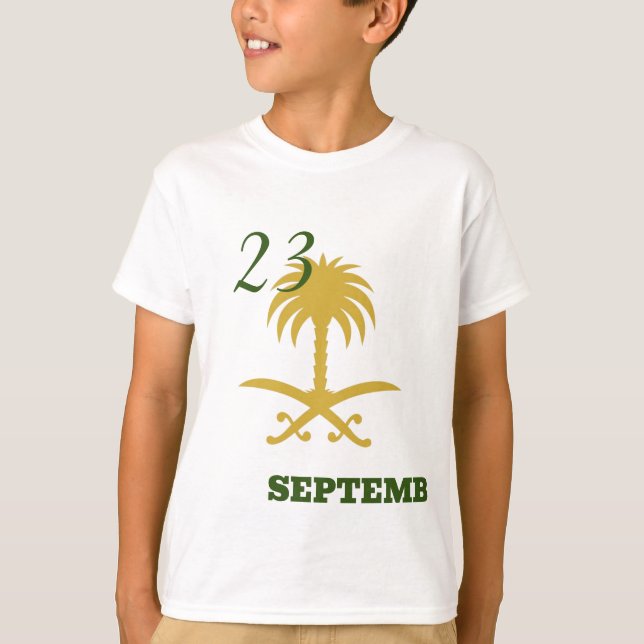 Saudi-Arabiens Nationalfeiertag T-Shirt (Vorderseite)