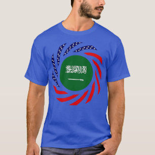 Saudi-Arabisch-Amerikanische multinationale Patrio T-Shirt
