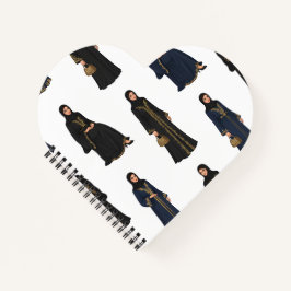 Saudi-Arabische Frauen in Abayas Notizbuch