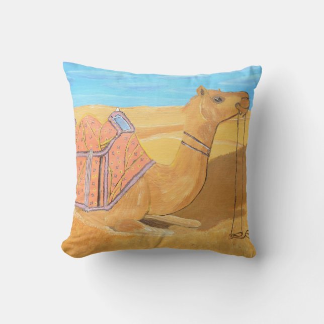 Saudi-Arabisches Kamelkissen  Kissen (Vorderseite)
