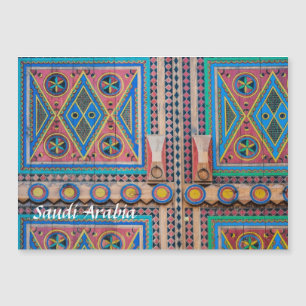 Saudi Najd Tür-Magnet-Postkarte Magnetkarte
