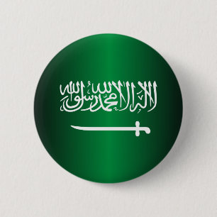Saudische Flaggen-Knöpfe Button