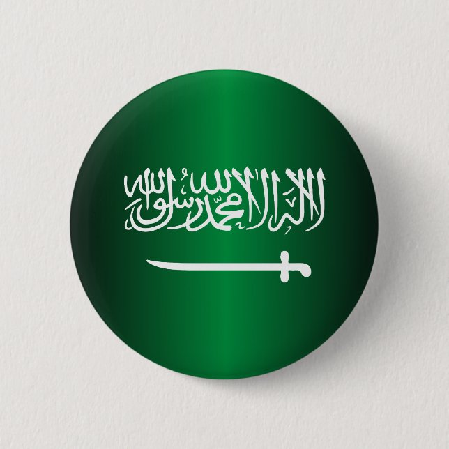 saudische Flaggentasten Button (Vorderseite)