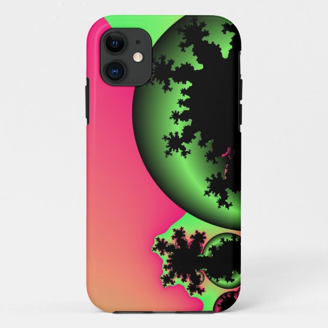 sauer Äpfel Fraktal Case-Mate iPhone Hülle (Rückseite)