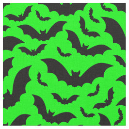 sauergrüne Halloween Vampirfledermäuse gothic Stoff