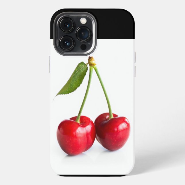 Sauerkirsche iPhone Hülle (Rückseite)