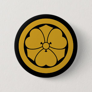Sauerklee mit Schwertern im Kreis 1 Button