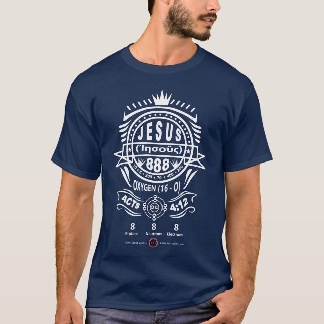 Sauerstoff 888 Name Jesu T-Shirt (Vorderseite)
