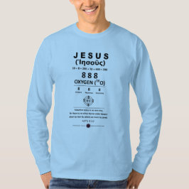 Sauerstoff 888 Name Jesu T-Shirt