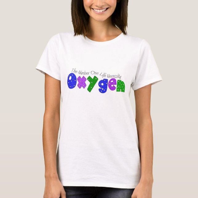"Sauerstoff-" Atmungstherapeut-T - Shirts u. (Vorderseite)