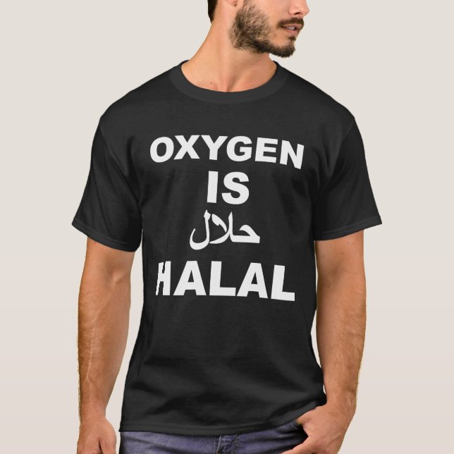 Sauerstoff ist HALAL. T-Shirt (Vorderseite)