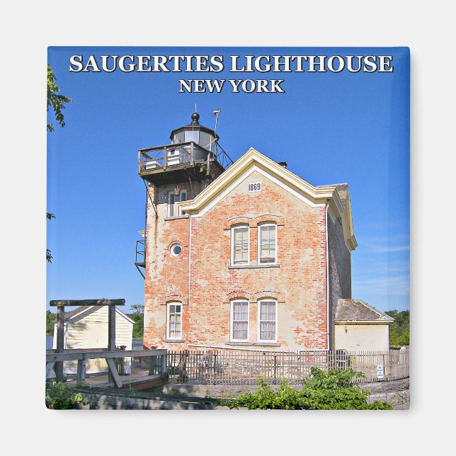 Saugerties Lighthouse, New York Magnet (Vorne)