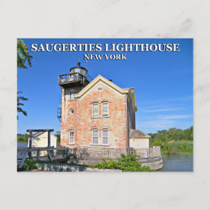 Saugerties Lighthouse, New York Postcard Postkarte