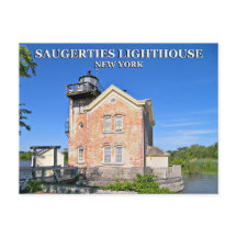 Saugerties Lighthouse, New York Postcard