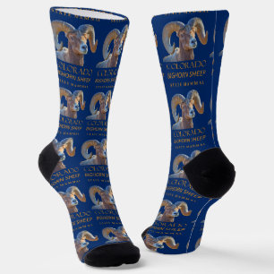 Säugetier des Colorado-Territoriums Dickhornschaf Socken