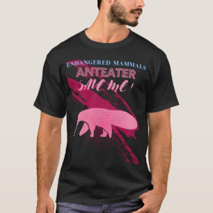 Säugetiere Gefährdeter Ameisenbär lustig T-Shirt