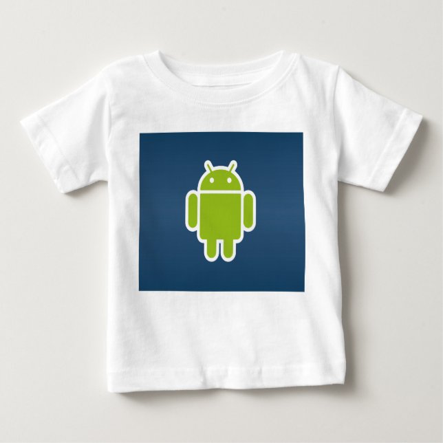 Säugling Android Long Sleeve Kurz Baby T-shirt (Vorderseite)