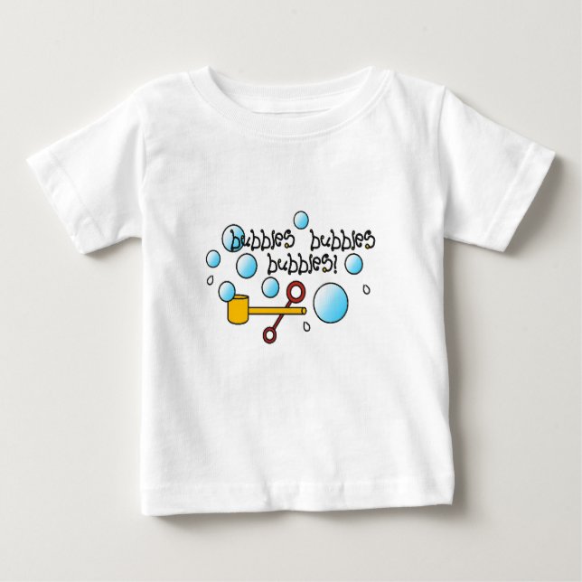 Säugling, Babyboys, Mädchen, Blasen T Shirt Top (Vorderseite)