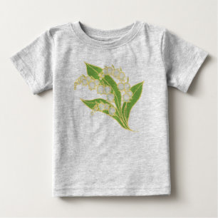 Säugling Bio Strampler: Lily of the Valley Baby T-shirt