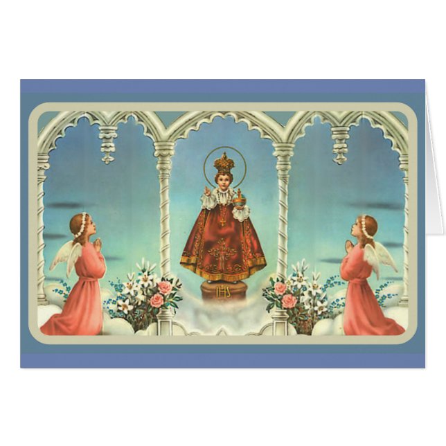 Säugling Jesus von Prag Adoring Angels (Vorderseite (Horizontal))