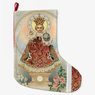 Säugling Jesus von Rosen Prags w Großer Weihnachtsstrumpf