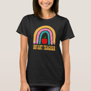 Säugling Lehrer Regenbogenstift zurück zum Schulau T-Shirt