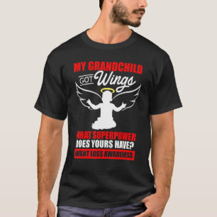 Säugling Loss Großkinder Wing Schwangerschaft Kind T-Shirt