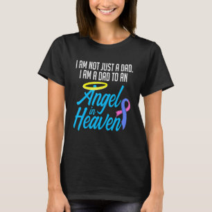 Säugling Loss Vater Angel Schwangerschaft Baby Feh T-Shirt