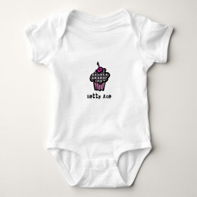 Säugling Onsie/Strampler Betty Ace Style Baby Strampler (Vorderseite)