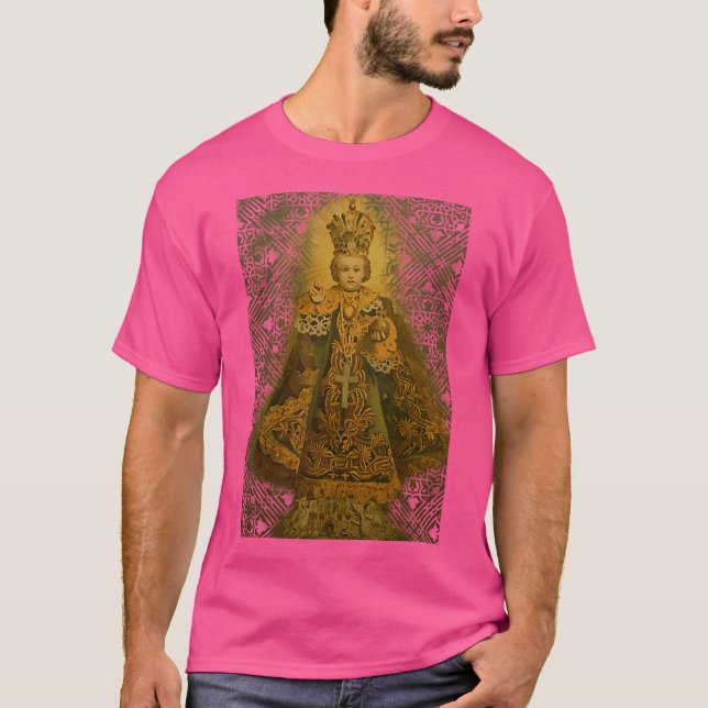 Säugling Prag Kind Jesus T-Shirt (Vorderseite)