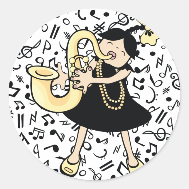 Säugling Runder Aufkleber (Vorderseite)