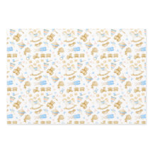 Säugling-Spielzeugzug Aquarell Kaninchen Baby