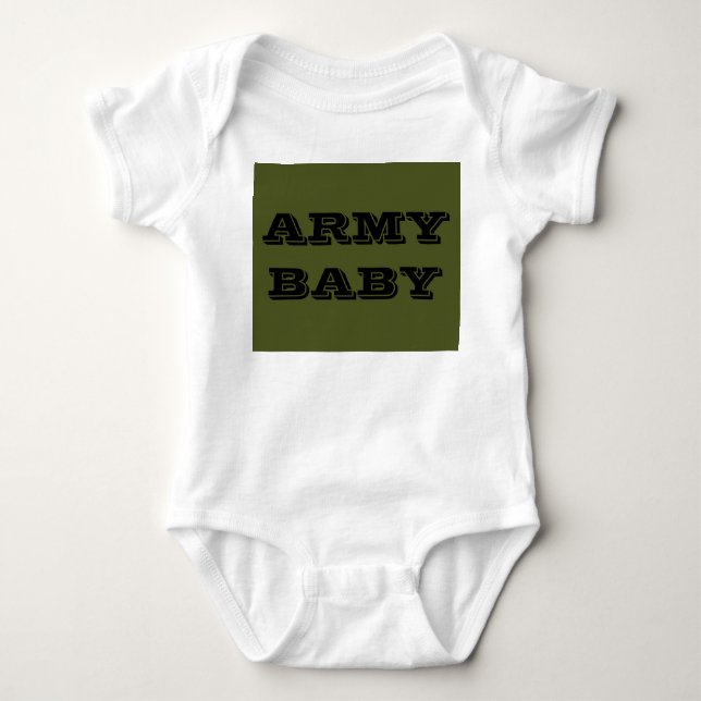 Säugling Strampler Army Baby (Vorderseite)