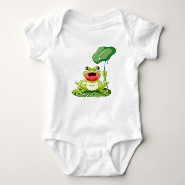 Säugling Strampler-Frog Baby Bodysuit Strampler (Vorderseite)