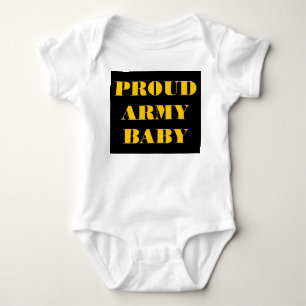 Säugling Strampler Proud Army Baby