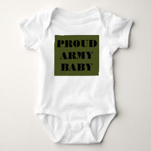 Säugling Strampler Proud Army Baby