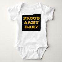 Säugling Strampler Proud Army Baby