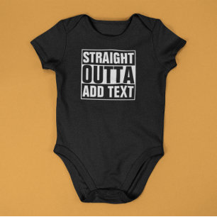 Säugling Strampler - STRAIGHT OUTTA Ihre ganz eige