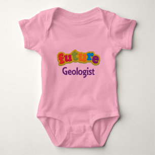 Säuglings-Baby-T - Shirt des Geologe-(Zukunft)
