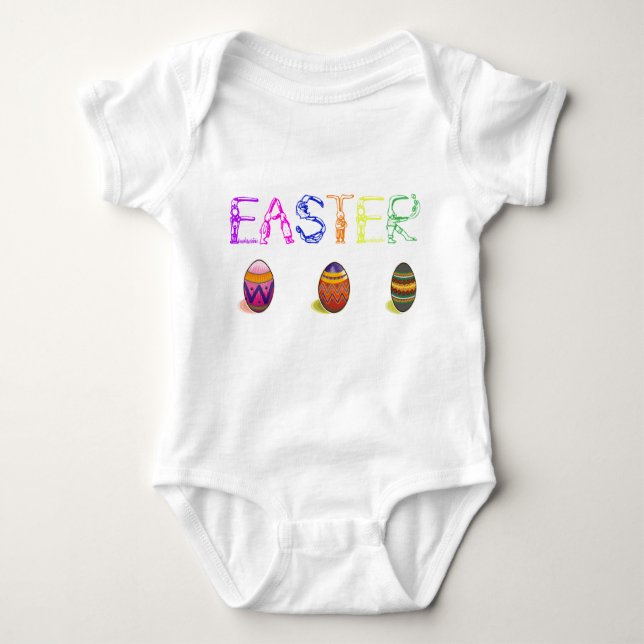 Säuglings EASTER-Strampler Baby Strampler (Vorderseite)