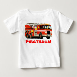 Säuglings-Feuer-LKW Baby T-shirt